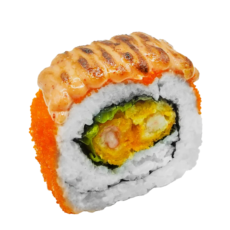 Ebi Furai Salad Mentai Roll